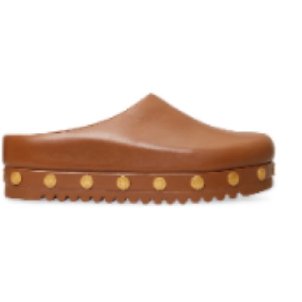 Tory Burch Coin Leather Lug Sole Mules Size 5